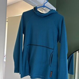 Melanzana micro grid hoodie